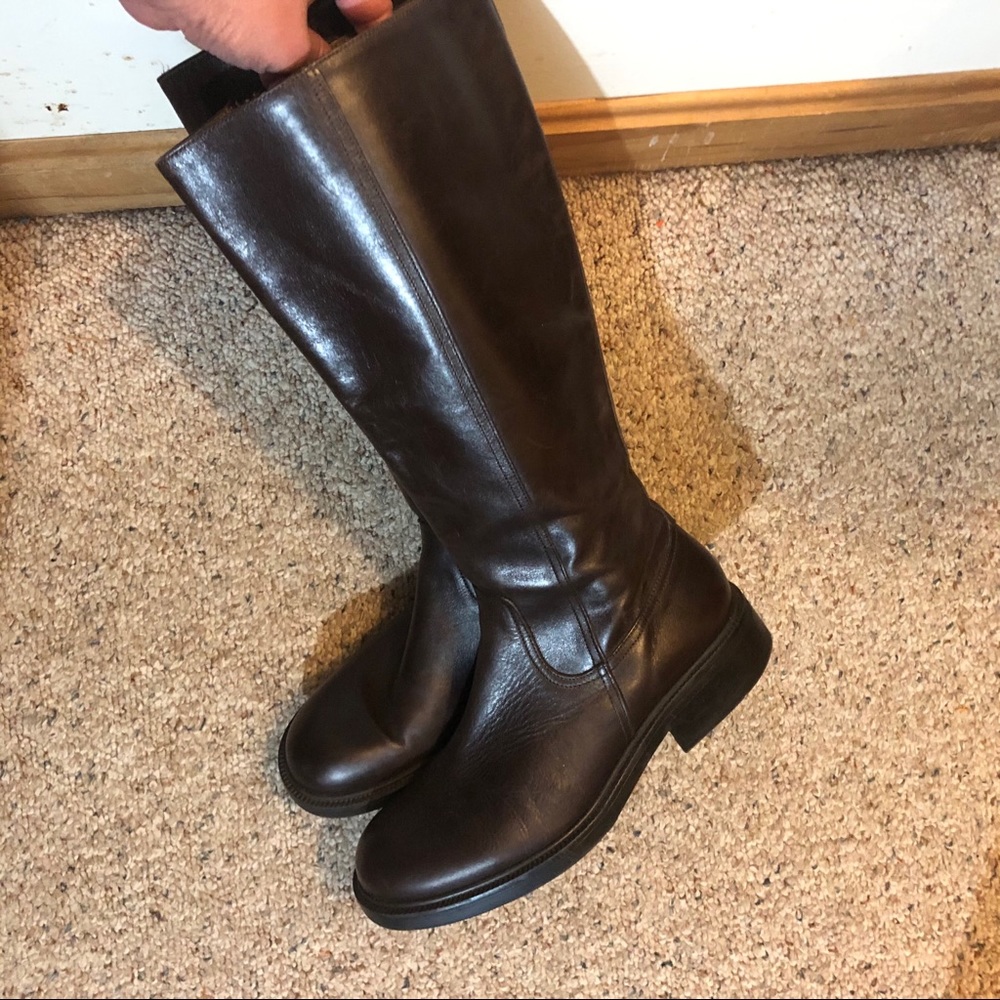 J. CREW Tall Leather Riding Boots